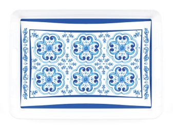 Guzzini Tablett mit Griffen rechteckig 47x34 cm Blues 