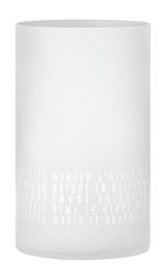 Räder Winterzauber Windlicht dreisprachig D.15cm H.25cm 