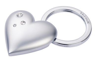 Troika Schlüsselanhänger Herz Girls Best Friend Frosty mit Swarovski® Elements 