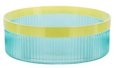 Remember Glasschale Groove blue 