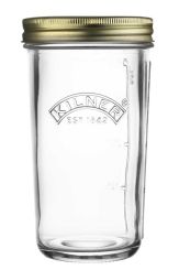 Kilner Einmachglas mit weiter Öffnung 500 ml, 9x9x16,5 cm 