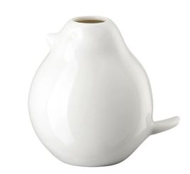 Hutschenreuther Vase 10 cm Vogel-Vase Weiss 