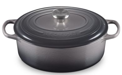 Le Creuset Bräter Rund Signature 24 cm Flint 
