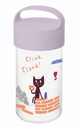 Koziol Snackpot / Trinkflasche 500 ml Buddy Koziol Snack 0,5 Trucks organic grey trucks 