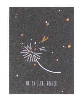 Räder Minikarte Pusteblume In stiller Trauer 