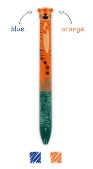 Legami Kugelschreiber Click&Clack Tiger (2-Farben-Stift) 