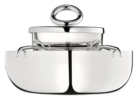 Christofle Kaviarservice Klein Vertigo Versilberte 