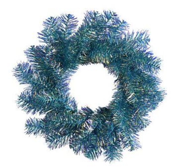 Gift Company Tinsel Kranz D30cm blau 