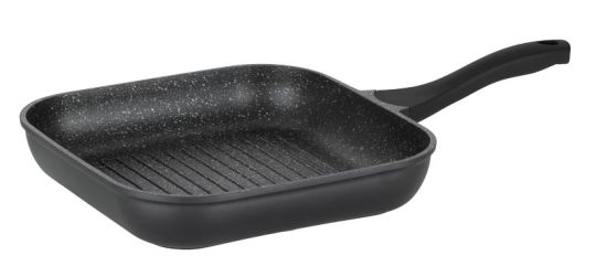 Kela Grilleckpfanne 28 cm Stella Nova Aluguss schwarz 