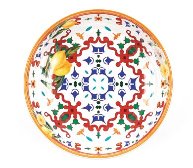 Guzzini Teller tief 21,5 cm Flower&Lemon 