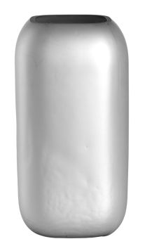 Leonardo Vase 28x15 cm Silber Matt Neve 