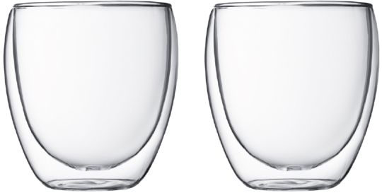 Bodum Pavina Glas Doppelwandig 0,25 L 2 Stk. Transparent 