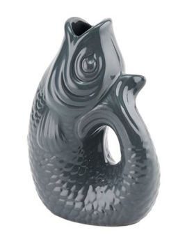 Gift Company Monsieur Carafon Fisch Vase XS grau 0 2 L 