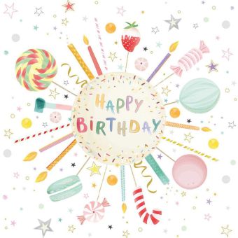 Paperproducts Servietten 25x25 cm Turnowsky B´day 