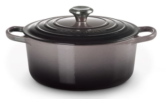Le Creuset Bräter Rund Signature 26 cm Flint 