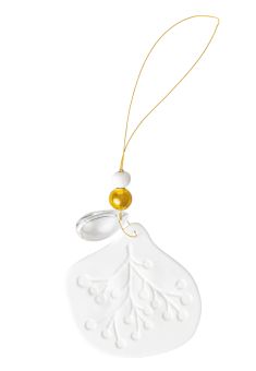 Räder Winterzauber Porzellanornament Beerenzweig 5,5x6cm 