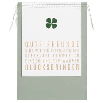 Räder Poesieblütenkarte Gute Freunde 