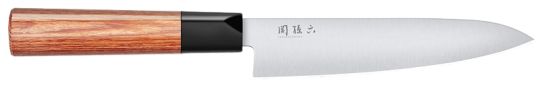 Kai Kochmesser mit Red Wood Griff 6"" (15,0 cm) Seki Magaroku Red Wood" 