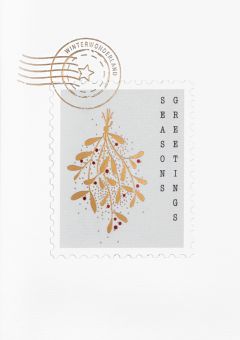Räder Briefmarkenkarte Season Greetings 