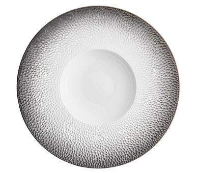 Guy Degrenne Servierschale flach 30 cm Collection L Fragment Noir 