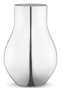Georg Jensen Vase Mittel Cafu Edelstahl Ø20,5, H30 cm 