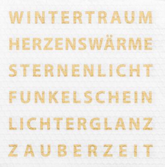 Räder Serviette 33x33cm Wintertraum 