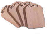 Küchenprofi Raclette Brettchen Holz 4er Set 