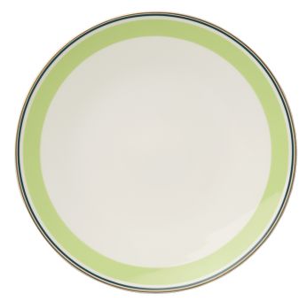 Dibbern Capri Teller 28 cm Maigrün / Dunkelgrün 