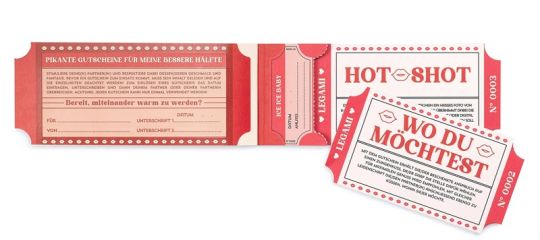 Legami Block mit 24 Pikanten Gutscheinen 