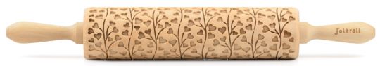 Folkroll 3D-Motiv-Teigrolle 43 cm Spring Hearts 