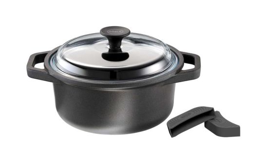 Rösle Kochtopf Ø 20 cm Cadini Aluguss Proresist Mit Glasdeckel 