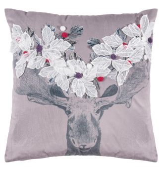 pad Kissenhülle 45x45 cm Moose light grey 