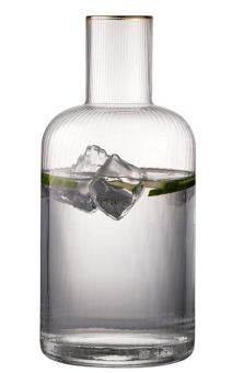 Lyngby Glas Karaffe Palermo 1,5 L Gold 