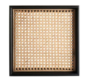 Gift Company Bento Tablett M Mangoholz Flechtung schwarz 