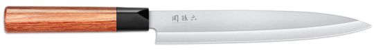 Kai Yanagiba 8.25" (21,0 cm) Seki Magaroku Red Wood 