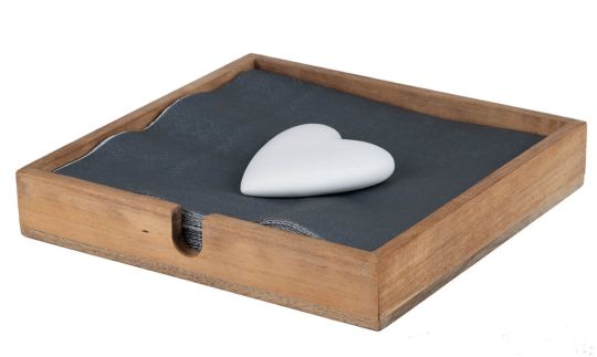 Räder Dining Serviettenhalter Herz 18x18x3 cm 