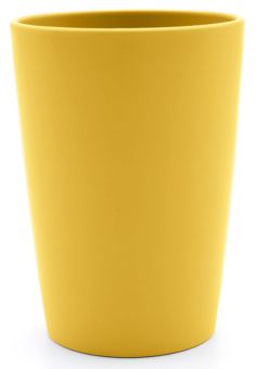 Magu Trinkbecher Natur-Design gelb 
