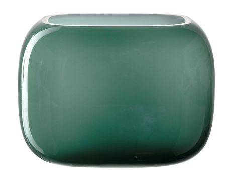 Leonardo Vase 13x18x14 Grün Milano 