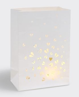 Räder Lichttüten 2er Set Herzen 14,5x8x20,5cm 
