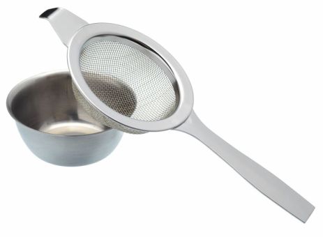 KitchenCraft Teesieb langstielig Edelstahl 