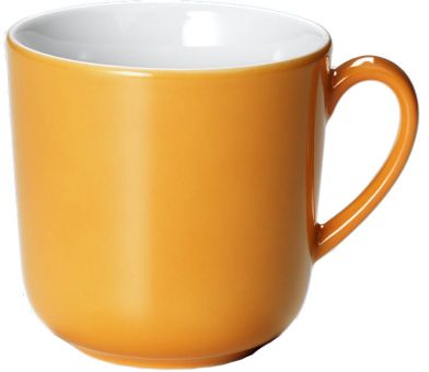 Dibbern Solid Color Orange Becher mit Henkel 0,32 L 