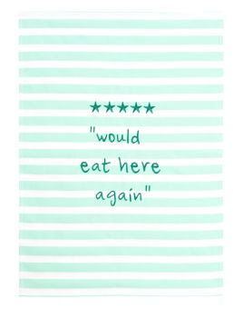 ASA Selection Geschirrtuch, Would Eat Here Again Textil, L. 700mm, B. 500mm, H. 2mm 