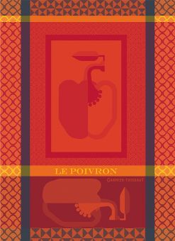 Garnier-Thiebaut Geschirrtuch Le Poivron Tango 56x77 cm 