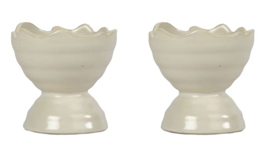 Sagaform Ellen 2er-Set Eierbecher weiß 