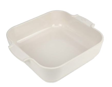 Peugeot Auflaufform quadratisch 28 cm Appolia ecru 