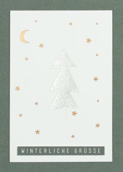 Räder Glanztannenkarte Winterliche Grüße 
