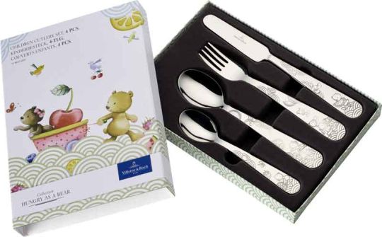 Villeroy & Boch Hungry As A Bear Kinderbesteck 4-tlg. 