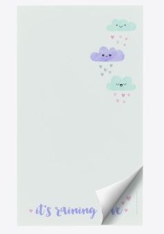 Legami Schreibblock 19x11cm Paper Thoughts Raining Love 