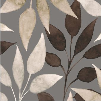 Paperproducts Design Servietten 25x25 cm Scandic Leaves brown 