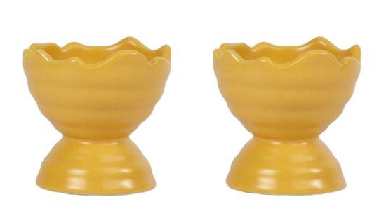 Sagaform Ellen 2er-Set Eierbecher gelb 